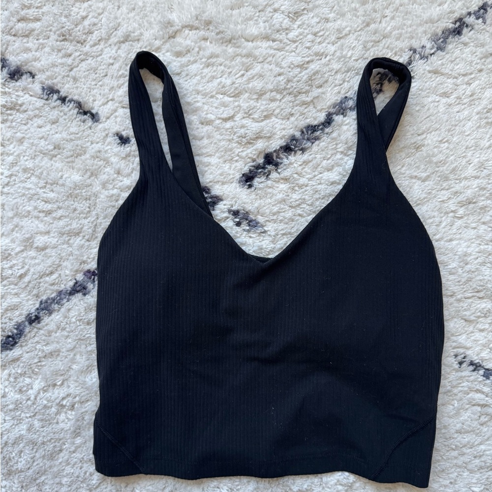 lululemon Ribbed Black Align Tank